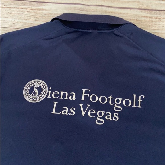 Nike Golf Navy Polo Size Mens Large - Picture 7 of 7